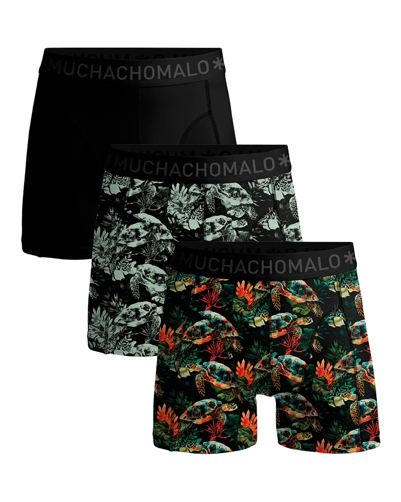 Muchachomalo Herren Boxer Shorts - 3er Pack - Herren Unterwäsche Mehrfarbig