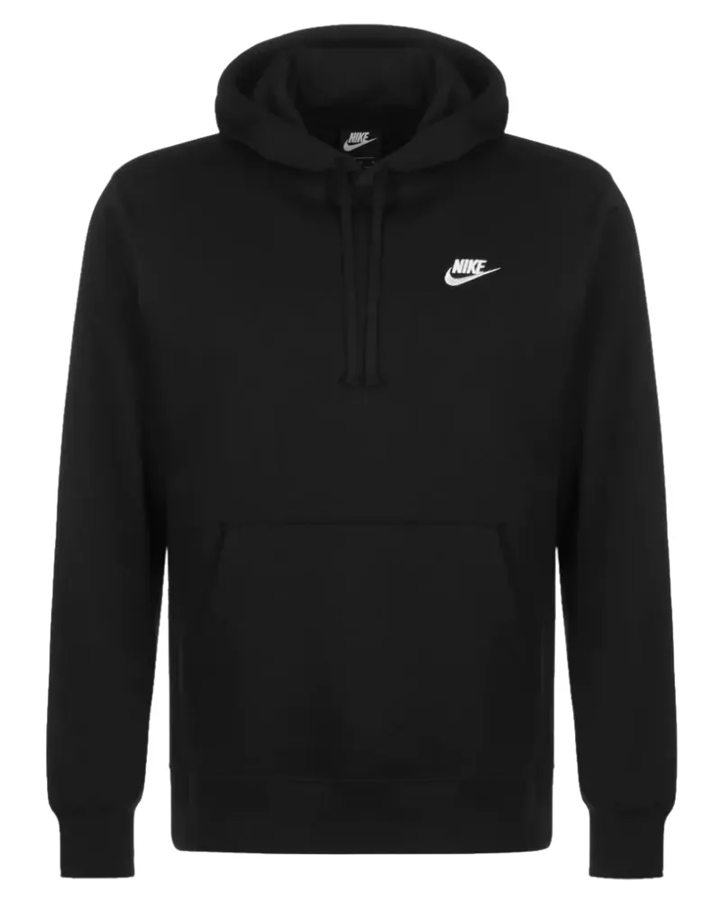 Nike Sportswear Club Fleece Pullover, Schwarzer Hoodie Schwarz