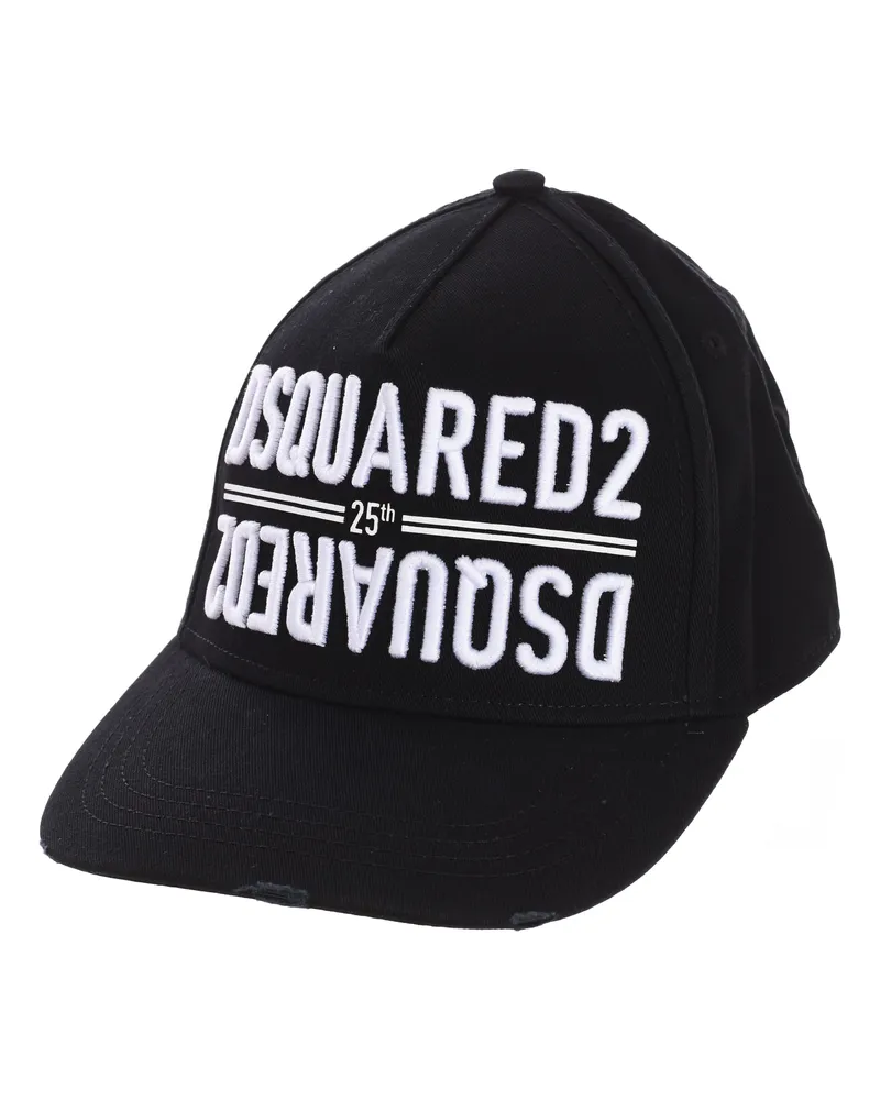Dsquared2 Cap mit verstellbarem Riemen  BMC0340-05C00001 Herren Schwarz