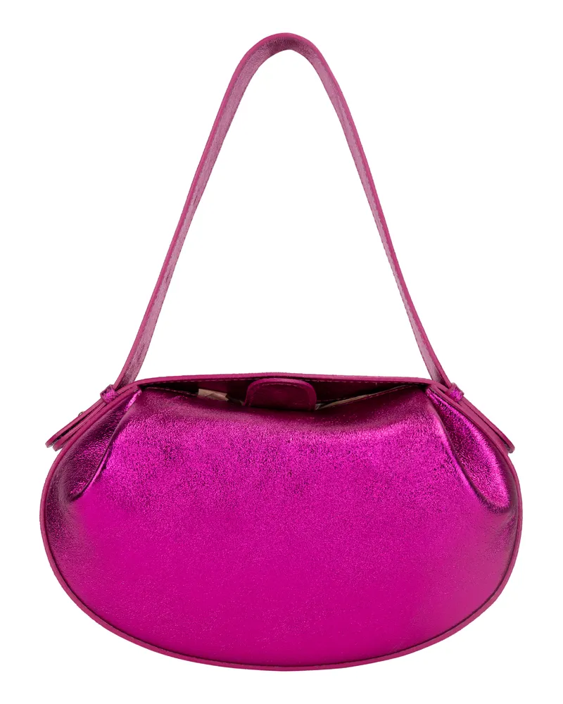 Usha Handtasche Damen Laminat Fuchsia Fuchsia