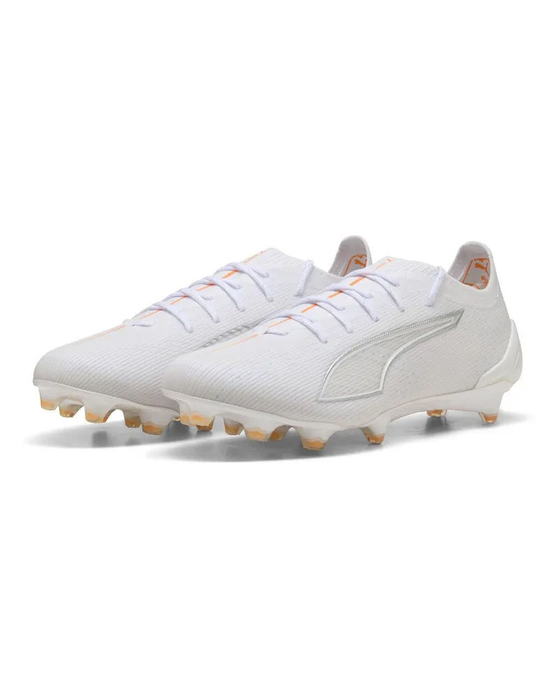 Puma Ultra 5 Ultimate" Fußballschuhe mit festem Boden für Herren (Weiß Weiß