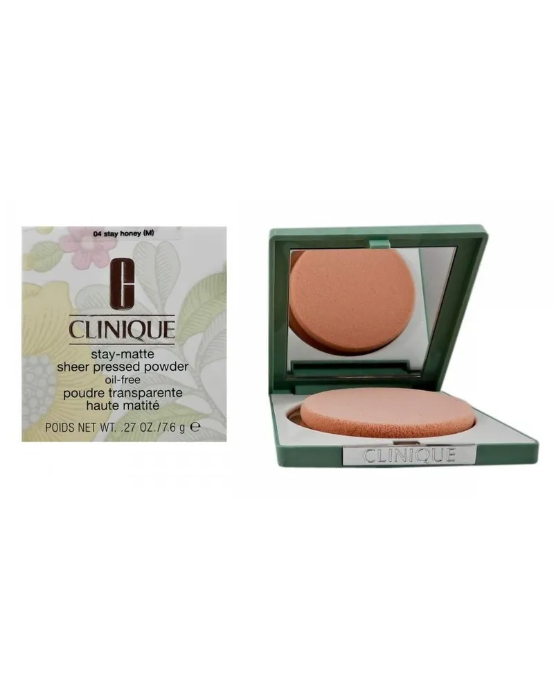 Clinique Stay Matte Sheer Pressed Powder - 04 Stay Honey 