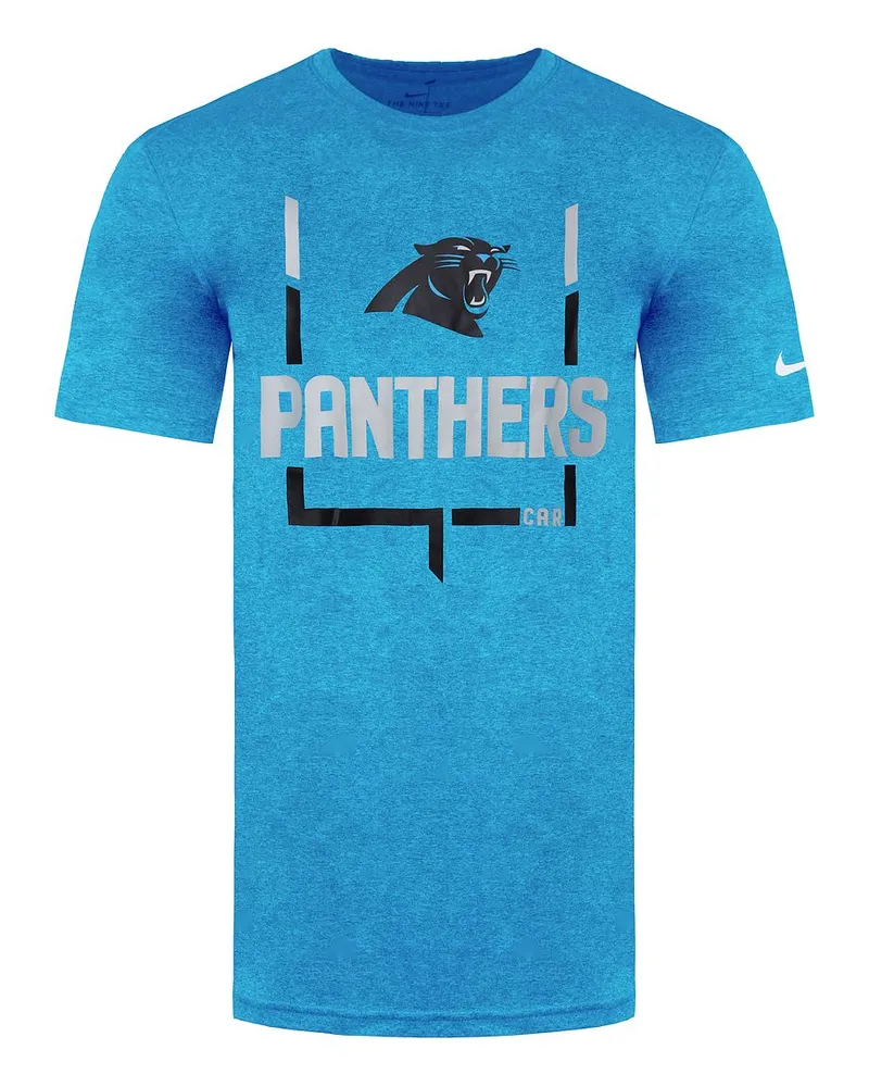 Nike NFL Carolina Panthers Legend Goal Post Herren-T-Shirt, Blau Blau