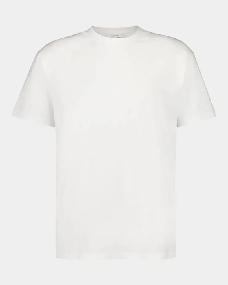 Givenchy Rundhals T-Shirt mit kurzen Ärmeln Weiß