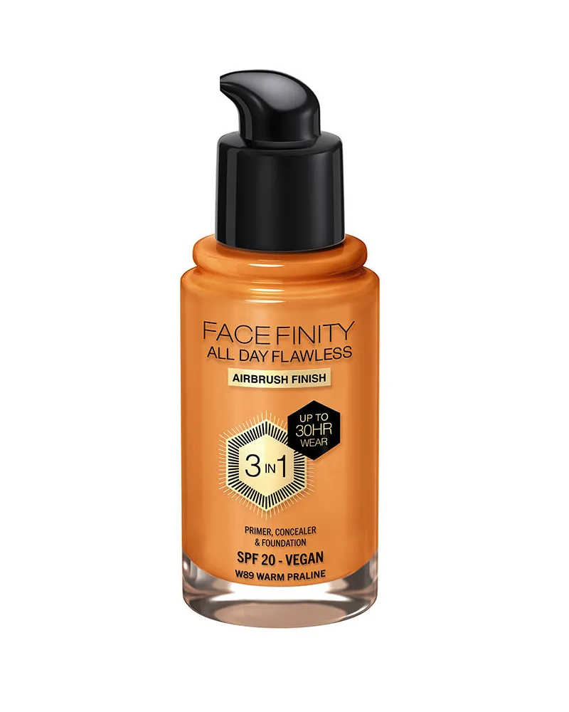 Max Factor Facefinity All Day Flawless 3 In 1 Foundation #w89-warme Praline 30 ml 