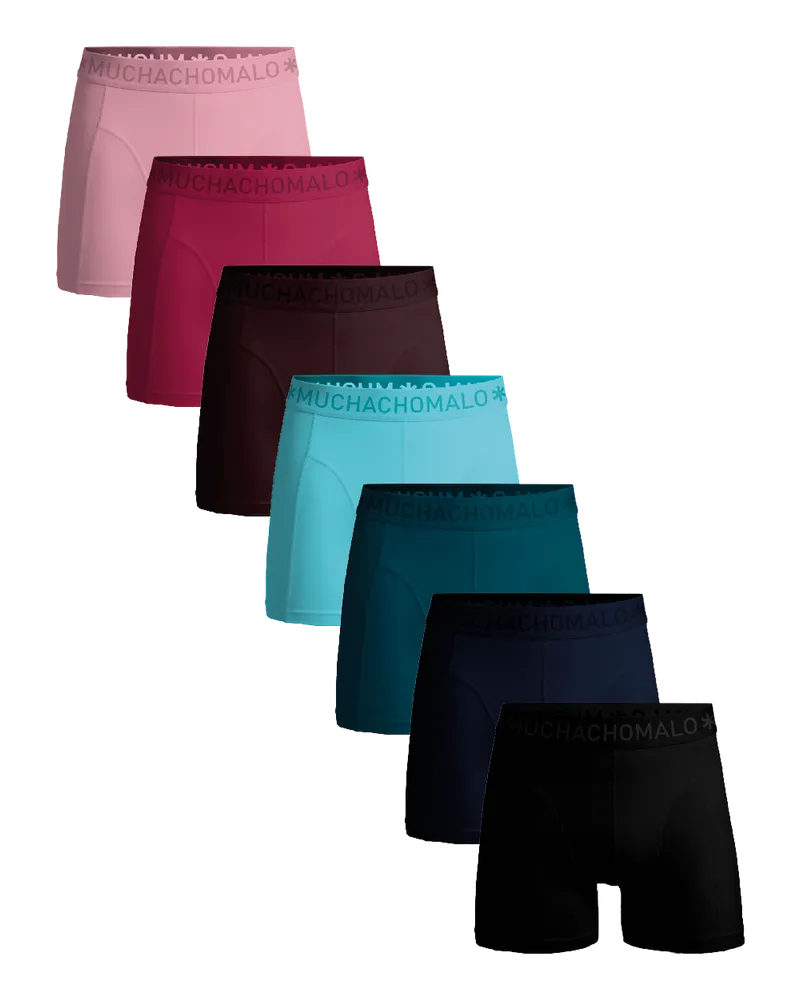 Muchachomalo 7er-Pack Boxershorts für Herren - Mehrfarbig Mehrfarbig