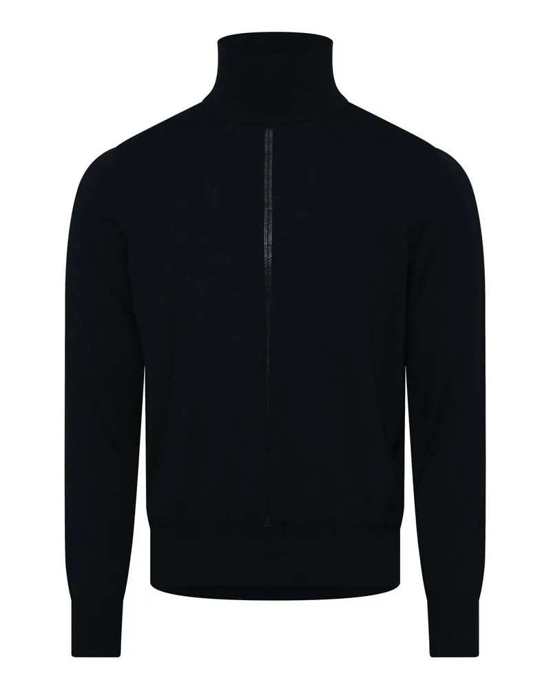 HUGO BOSS Pullover für Damen, Rollkragen, Regulär (Dunkelblau Blau