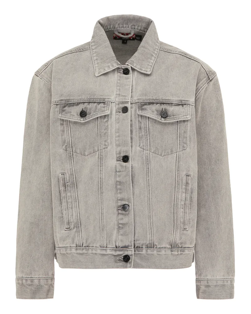 My Mo Jeansjacke Damen grau Grau