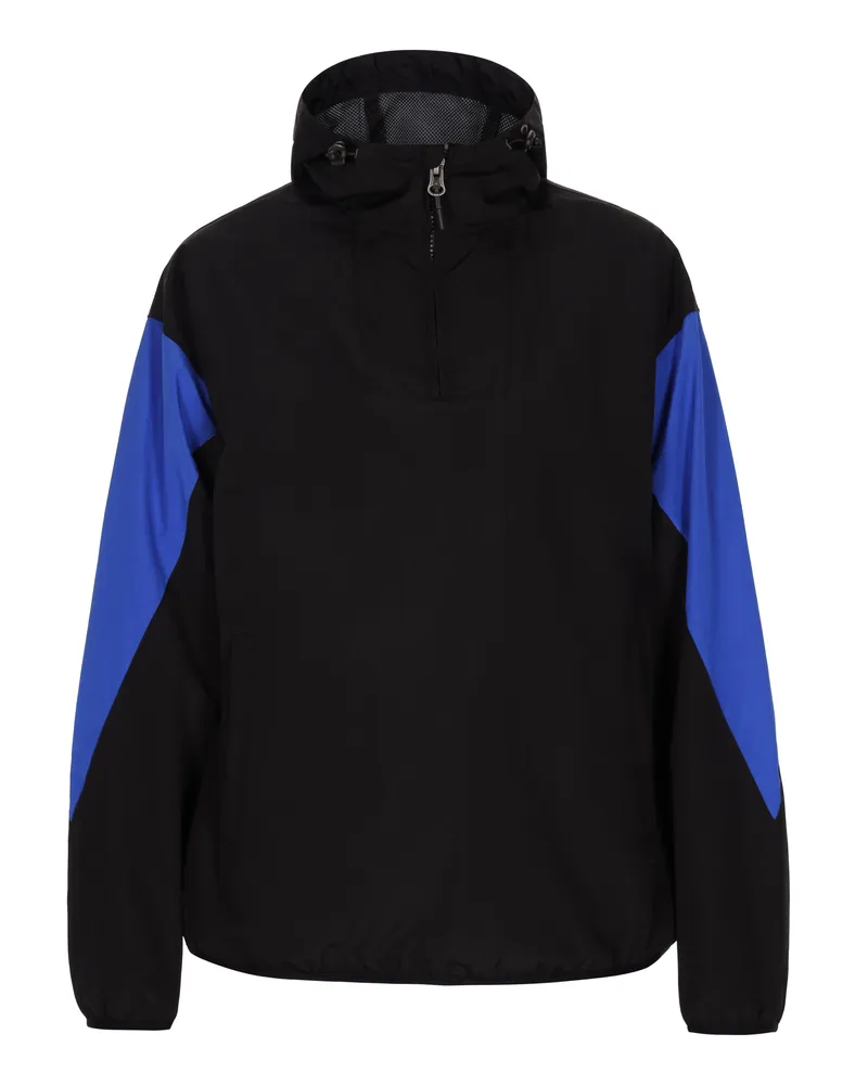 My Mo Jacke im Colorblock-Design für Herren - Schwarz/Blau Schwarz