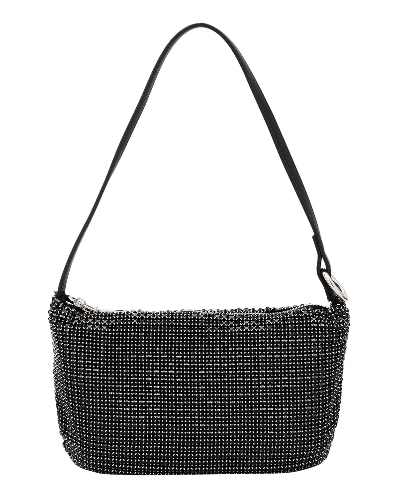 FAINA Handtasche Damen schwarz Schwarz