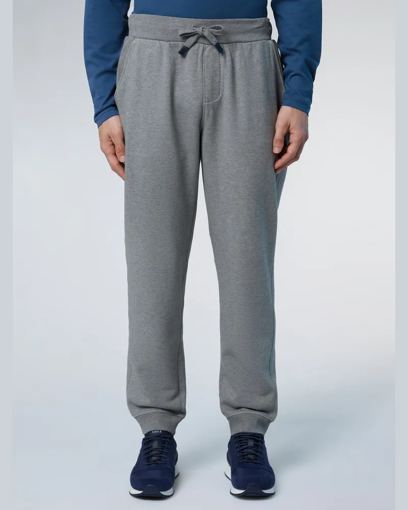North Sails Jogginghose mit Logo-Patch - Grau Grau