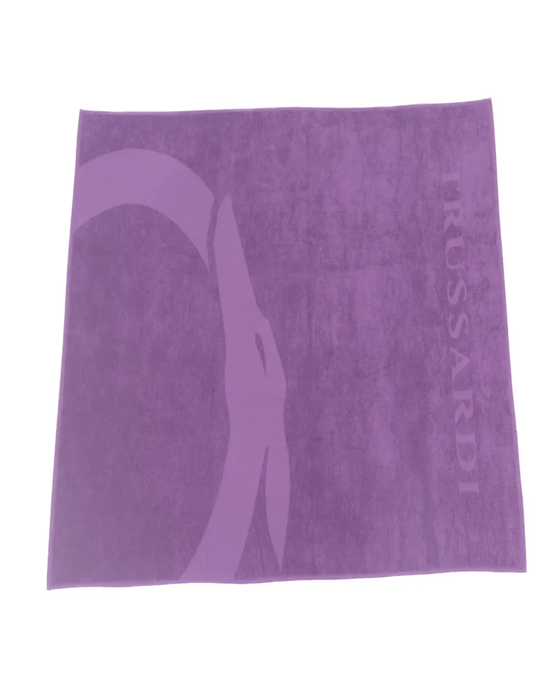 Trussardi Handtuch Unisex Lila