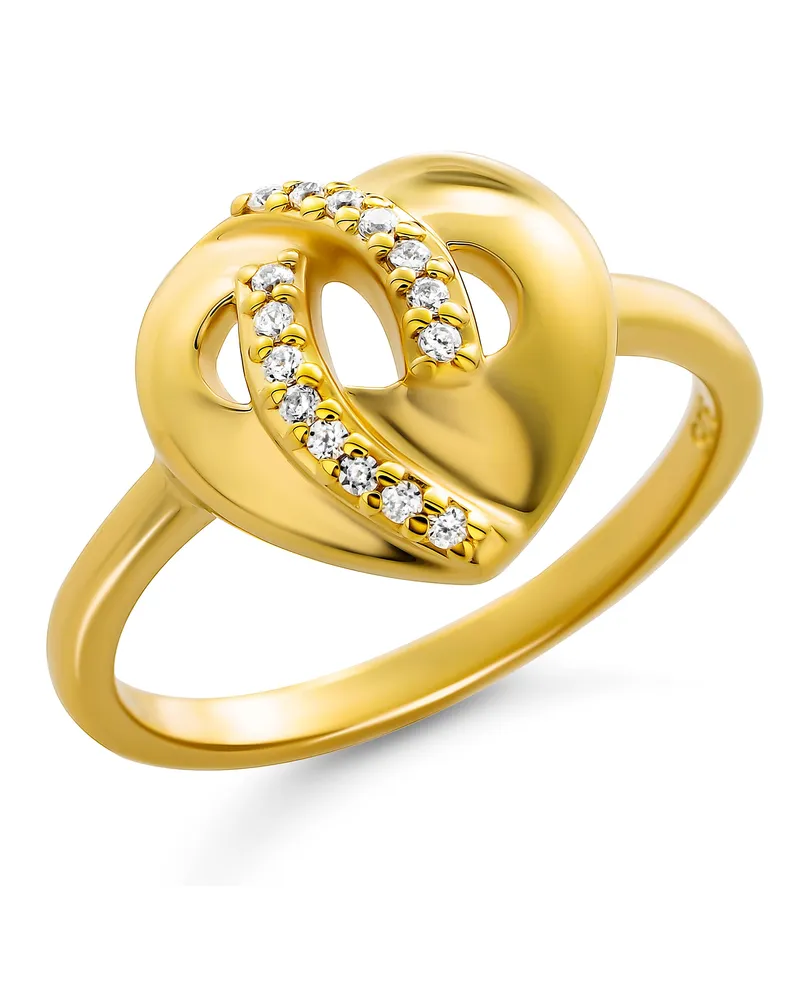 Orphelia Amore' Damen-Ring aus 925er Sterlingsilber – Gold ZR-7577/G Gold
