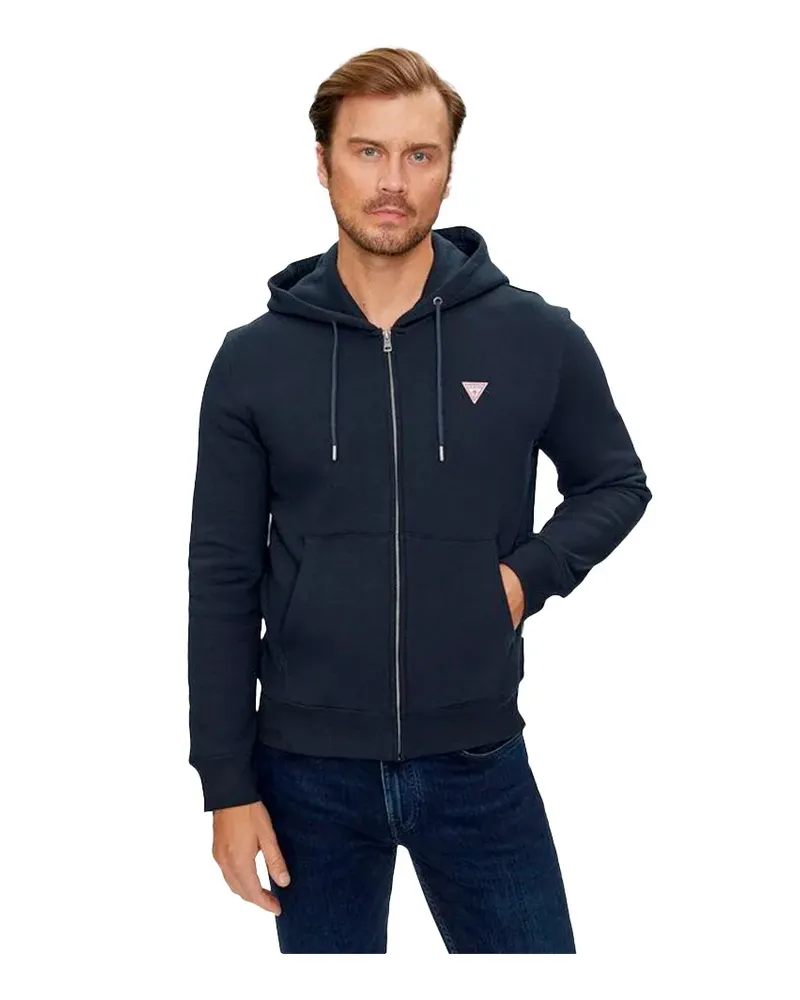 Guess Herren Mini Triangle Sweatshirt Blau
