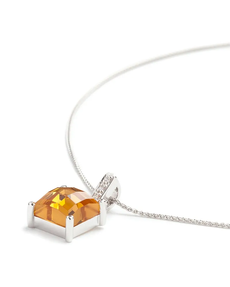 Orphelia Damen-Kette aus 925er Sterlingsilber mit Anhänger – Silber ZH-4629 Silber