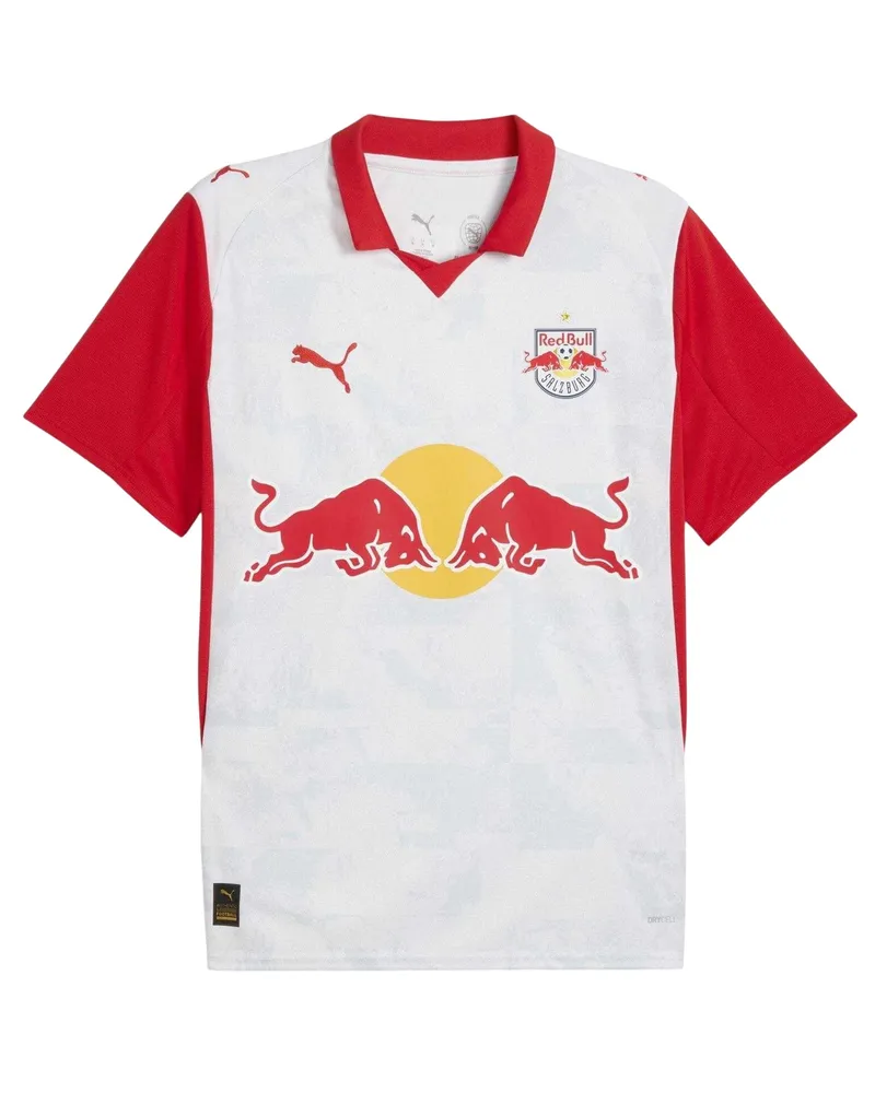 Puma Salzburg 25/26" Heimtrikot für Herren (Weiß/Rot Weiß