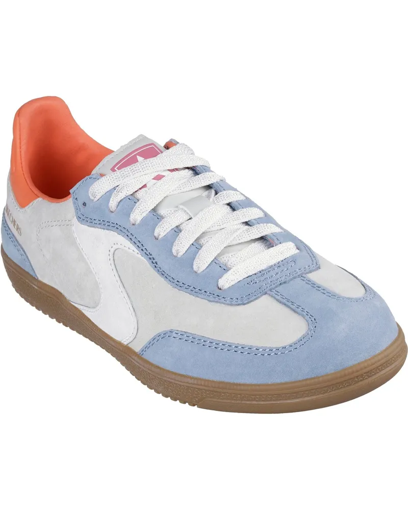 Skechers Hotshot For The Win Ledersneaker für Damen in Hellblau/Mehrfarbig Blau