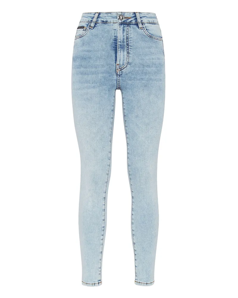 Philipp Plein Jeans Skinny Fit Blau