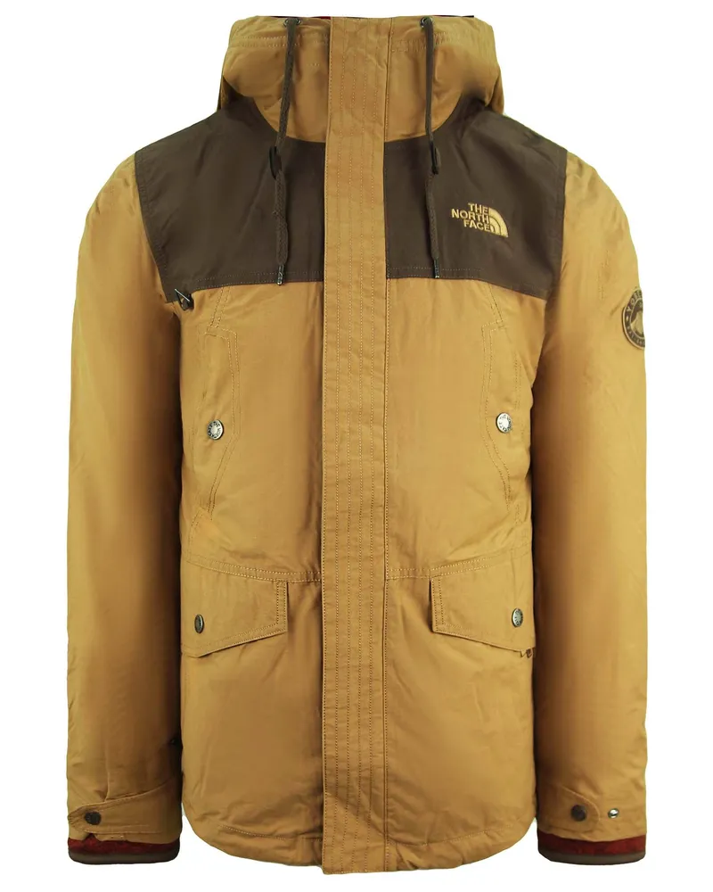 The North Face Snap Neck Triclimate Herren Brauner Lifestyle Mantel Braun