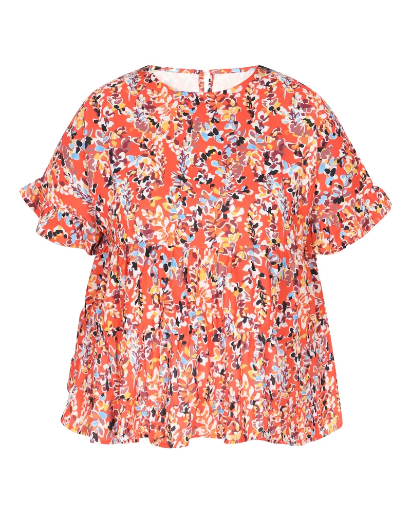 IZIA Bluse in großen Größen Frauen orange Orange