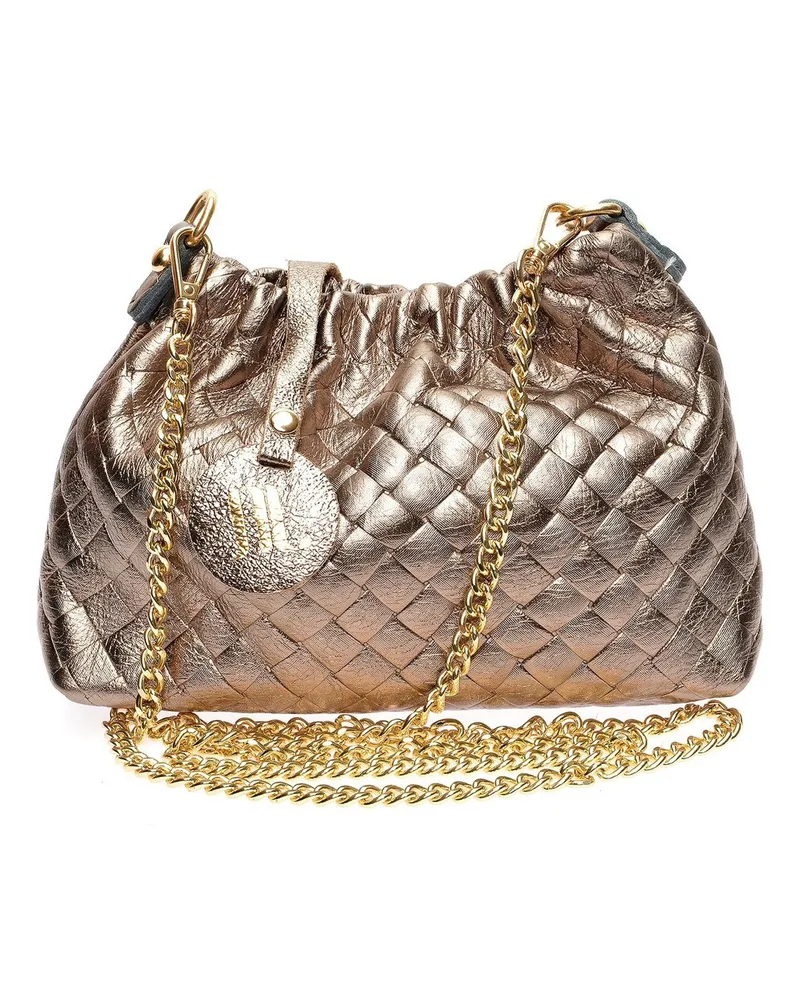Anna Luchini Bronze Rindsledertasche Bronze