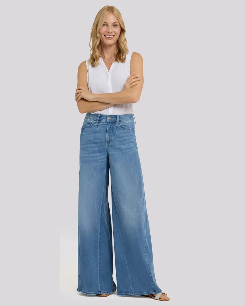 NYDJ not your daughter's Jeans  Nova Super Weite Jeans in Cool Embrace® Denim Blau
