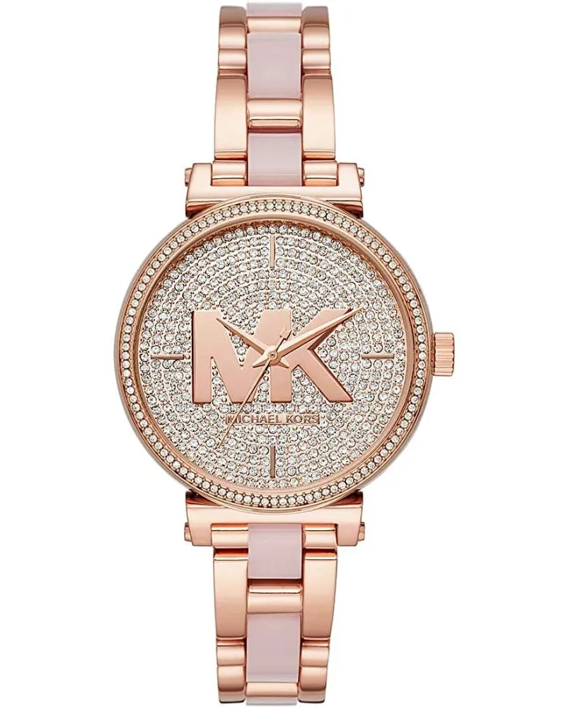 Michael Kors MK4336 Sofie Rose Gold-Ton Damenuhr Roségold