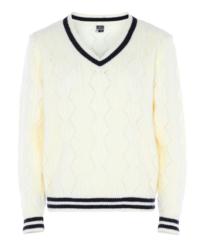 DreiMaster Pullover Damen WOLLWEISS Wollweiß