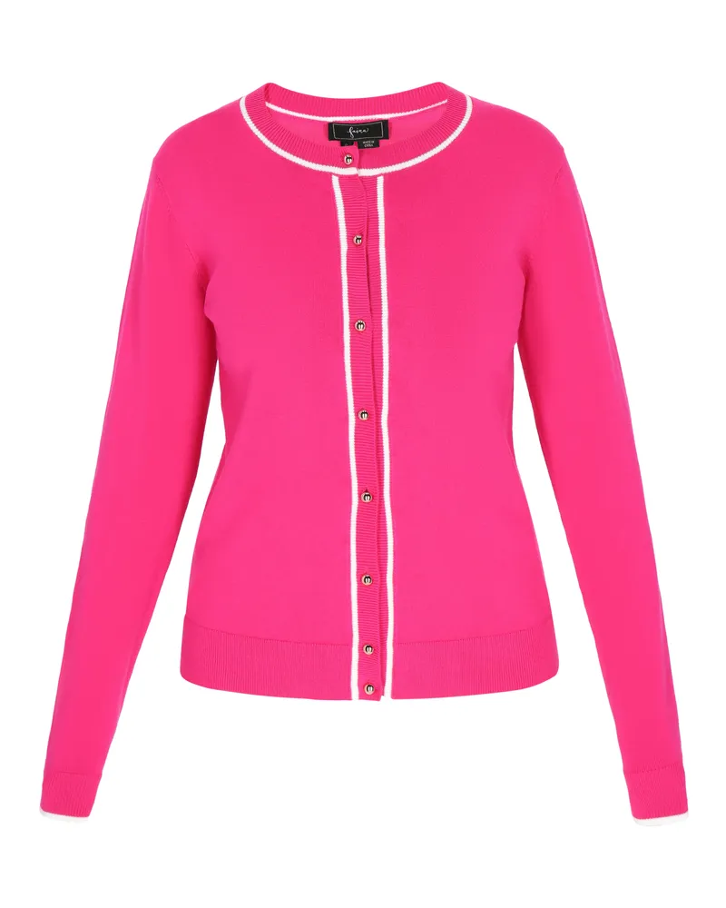 FAINA Strickjacke Frauen Rosa Rosa
