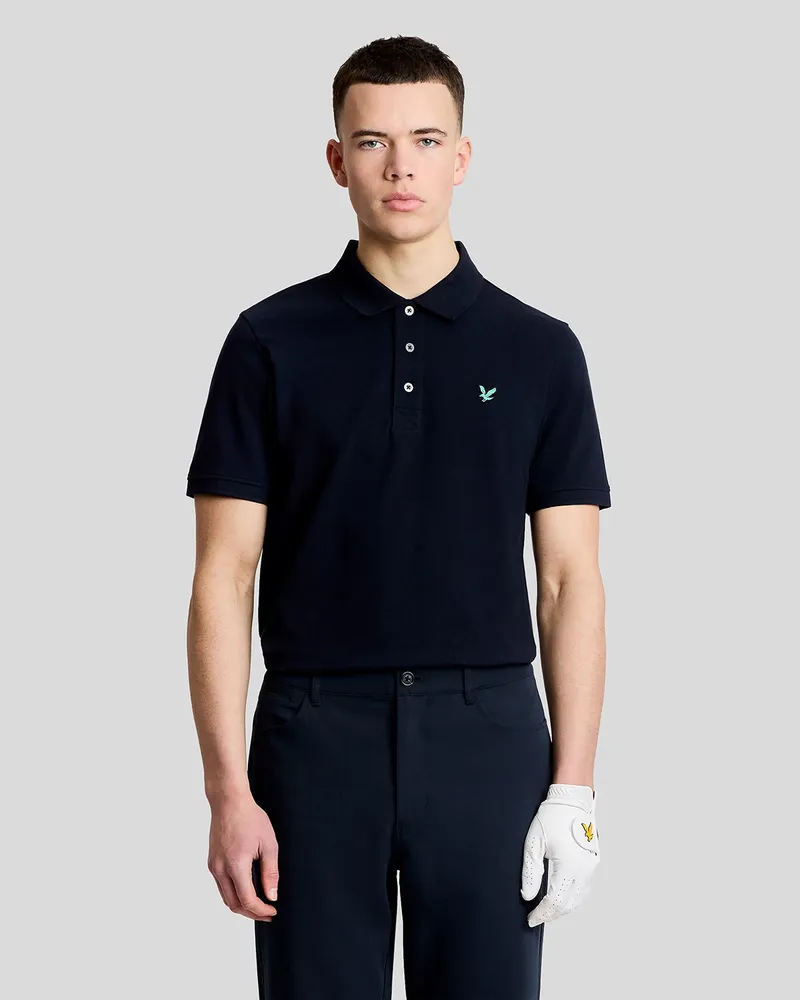 Lyle & Scott Golf-Poloshirt Marineblau