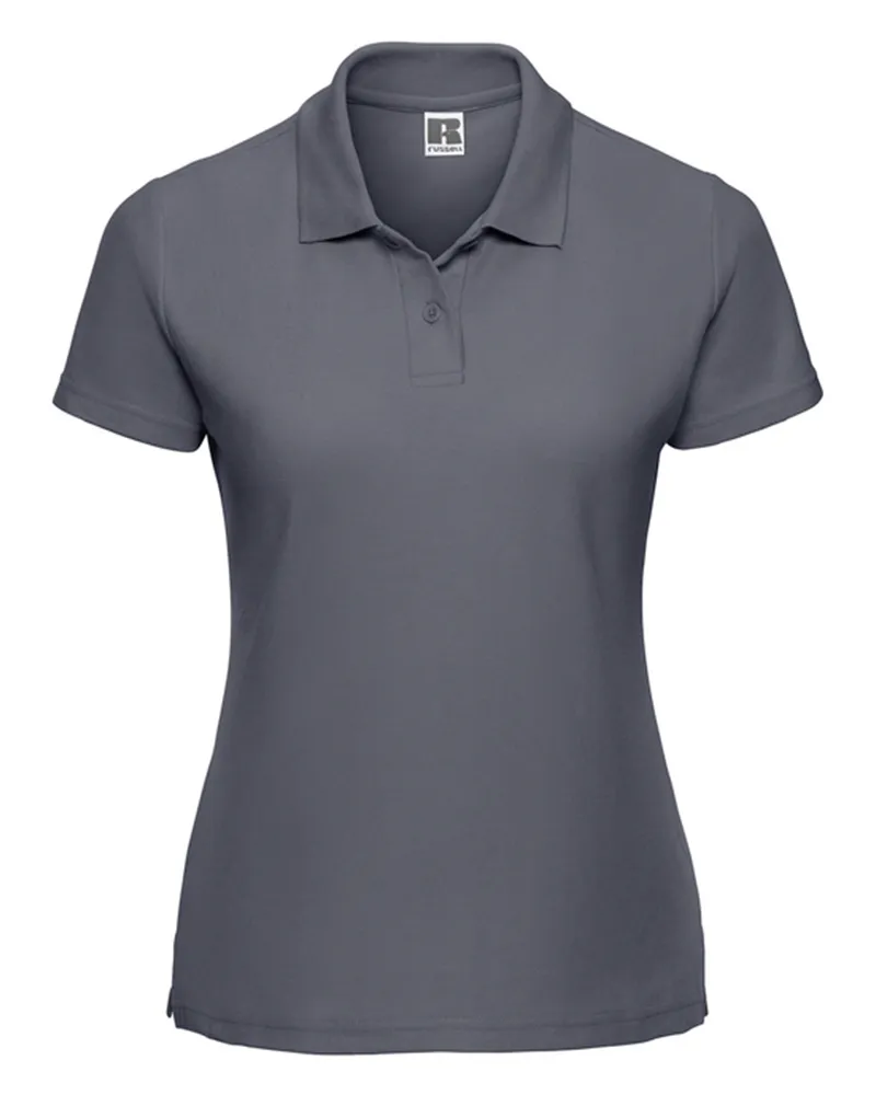 Russell Athletic Russell - "Classic" Poloshirt für Damen (Grau unifarben Hellgrau