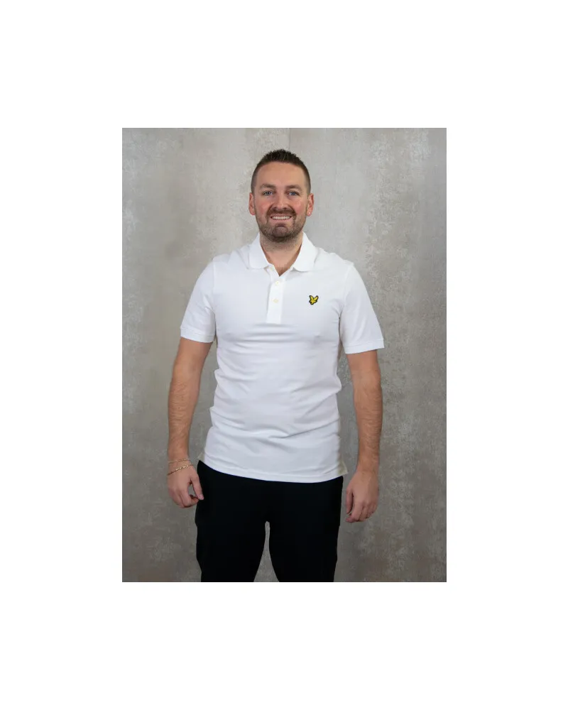 Lyle & Scott Weißes Polohemd Weiß