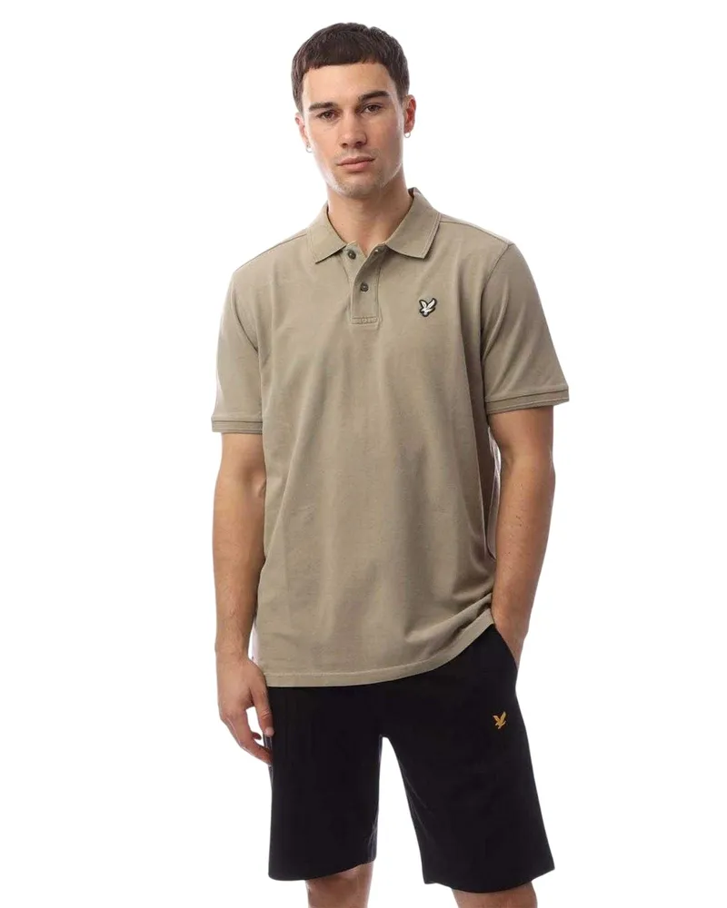 Lyle & Scott Poloshirt für Herren, Natürlich gefärbt, Piqué (Beige Beige
