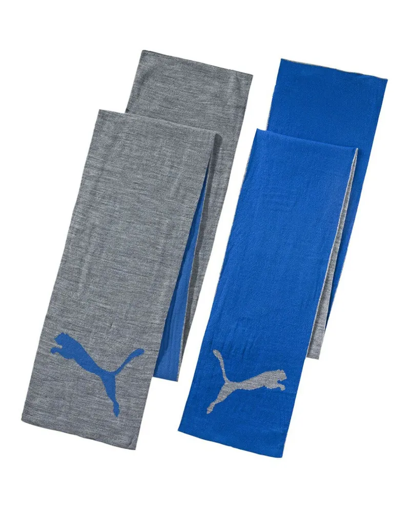 Puma Big Cat Damen Schal Blau/Grau Blau