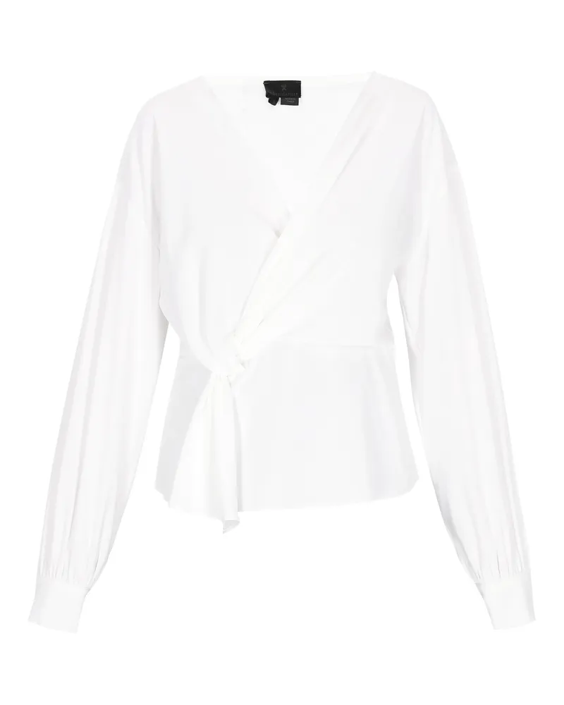 DreiMaster Bluse Frauen cremefarben Wollweiß