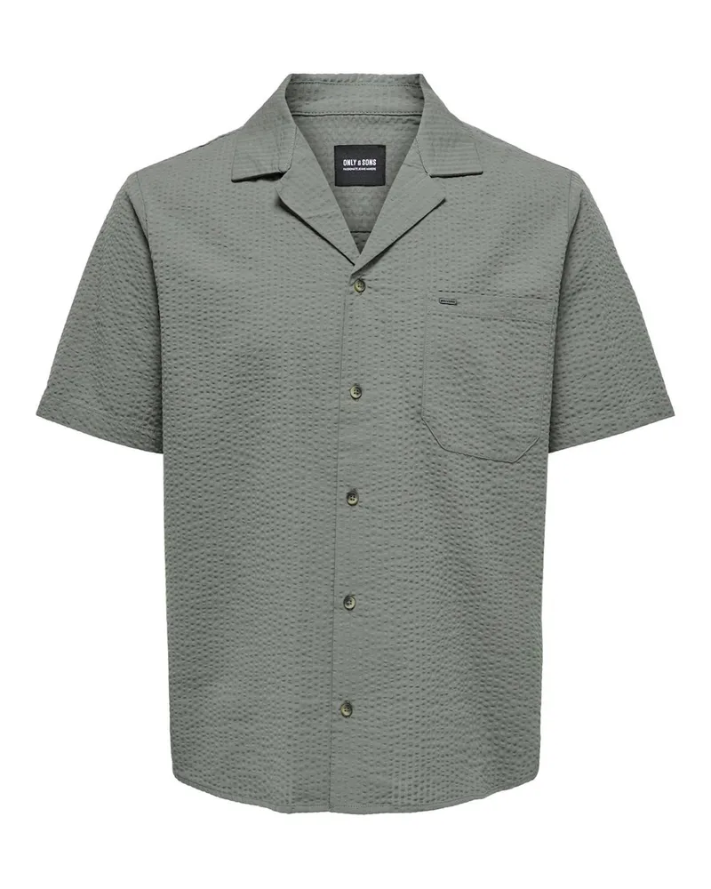 Only & Sons Hemd Dunkelgrau