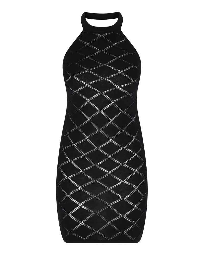 IZIA Kleid Frauen Schwarz Schwarz