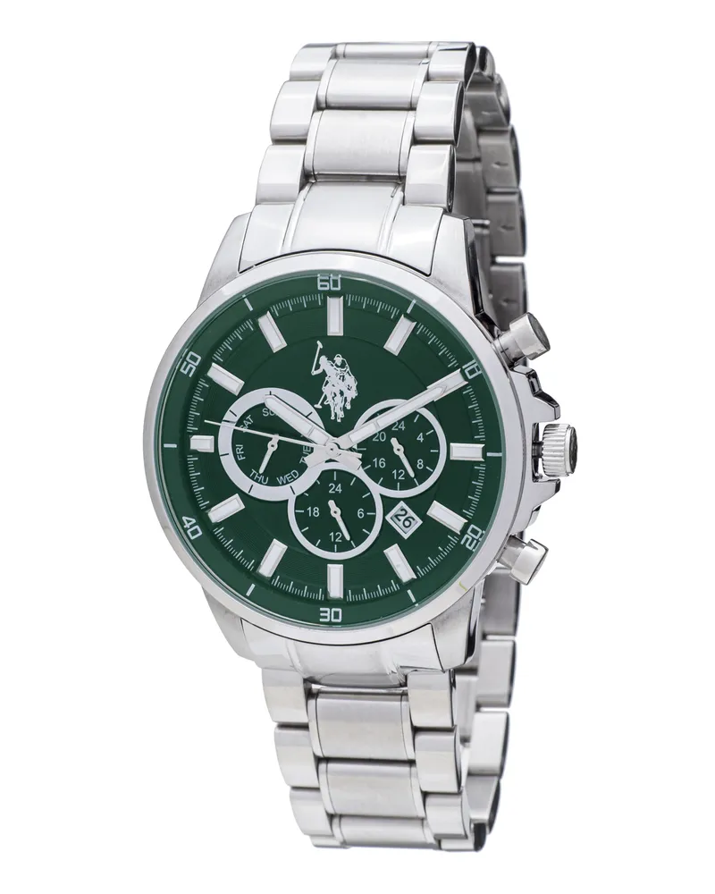 U.S. Polo Assn.  Grayson Herrenuhr - Silber Silber