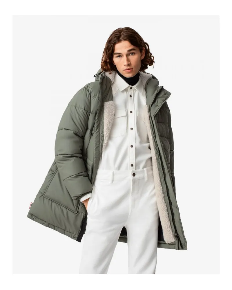 Hunter Herren Intrepid Long Puffer Grau