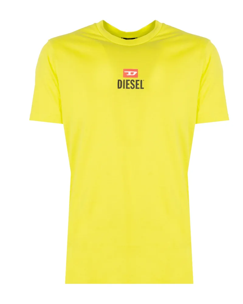 Diesel T-Shirt T-Just Herren gelb Gelb