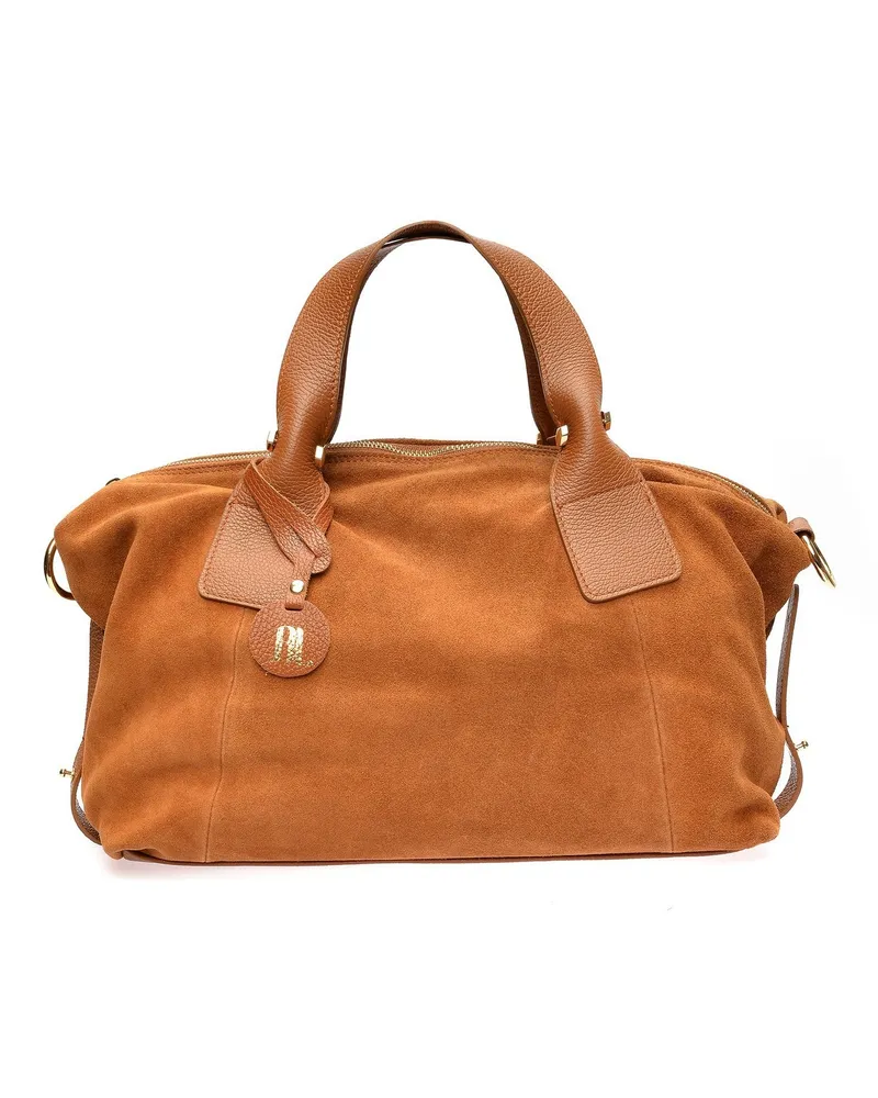 Anna Luchini Braun Rindsledertasche Braun