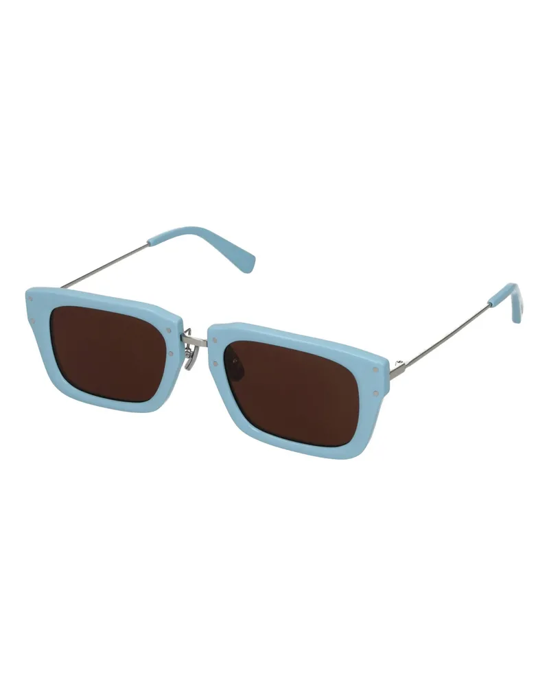 Jacquemus Quadratische Rahmen-Sonnenbrille Hellblau