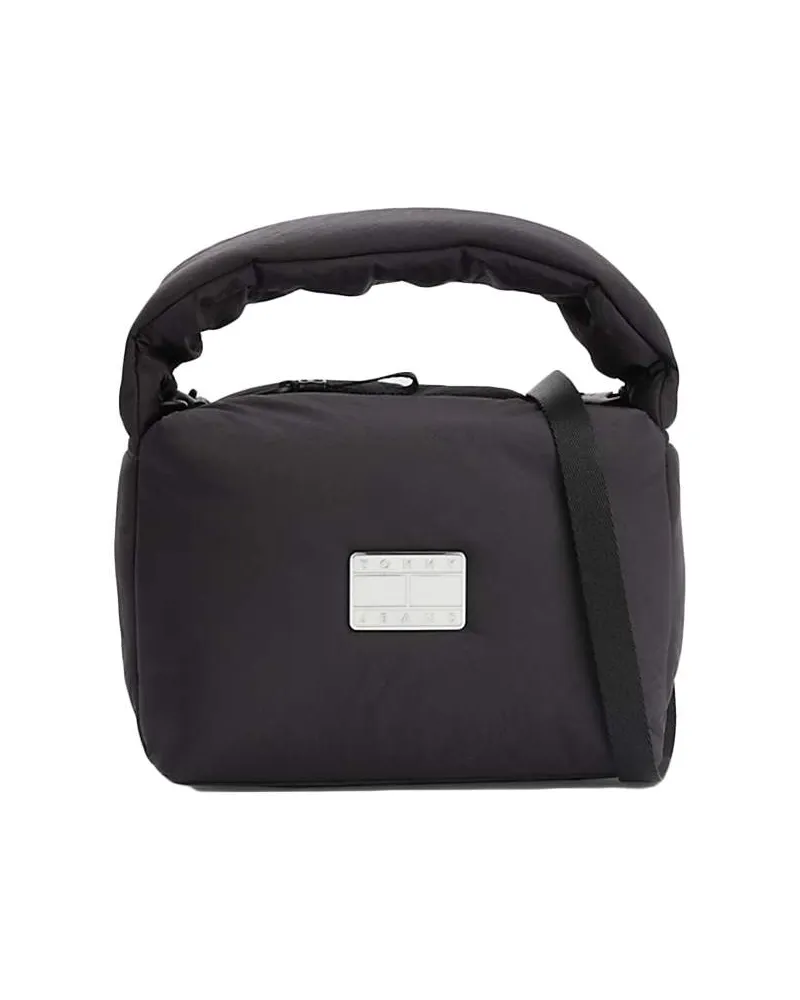 Tommy Hilfiger Schultertasche  Damen Badge Schwarz