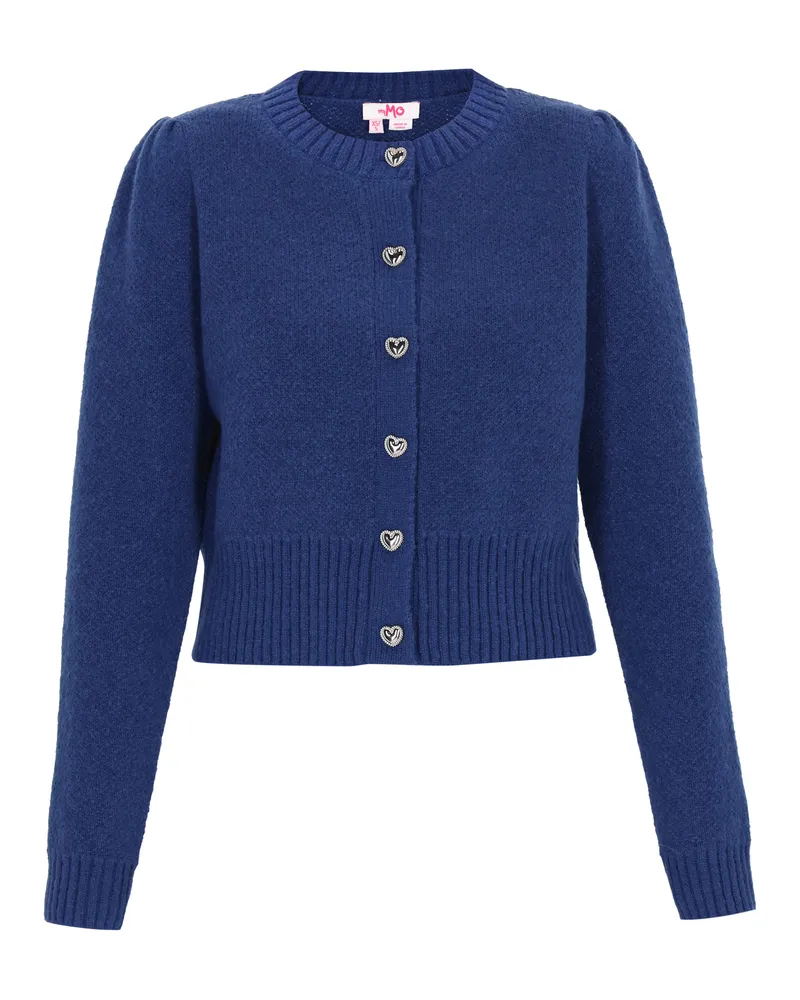 My Mo Strickjacke Frauen Marine Marineblau