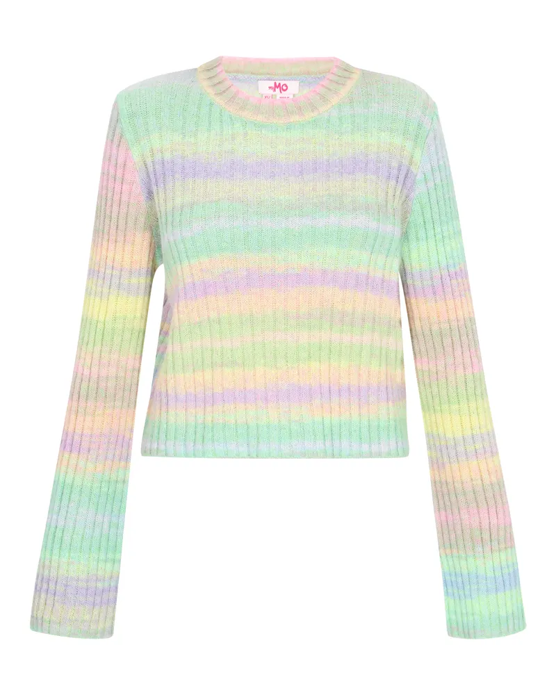 My Mo Pullover Frauen Limetten-Mehrfarbig Limettengrün
