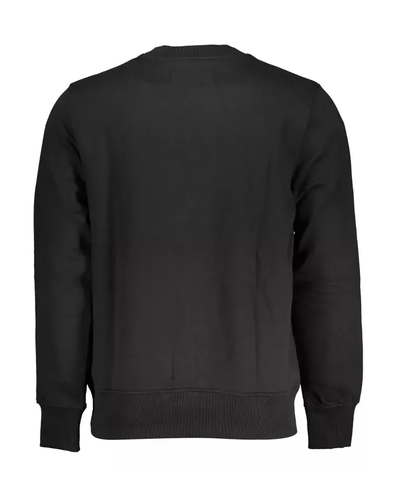 Calvin Klein Ck Logo Sweatshirt mit Sprühfarben-Design Schwarz