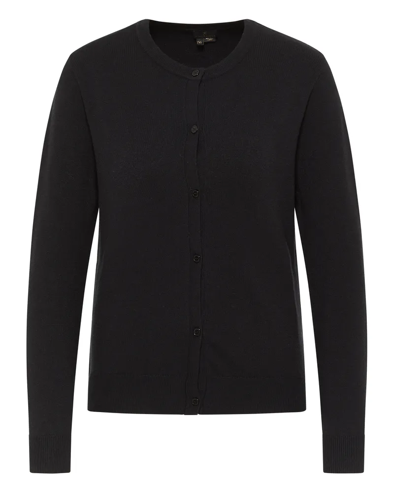 DreiMaster Strickjacke Damen Schwarz Schwarz