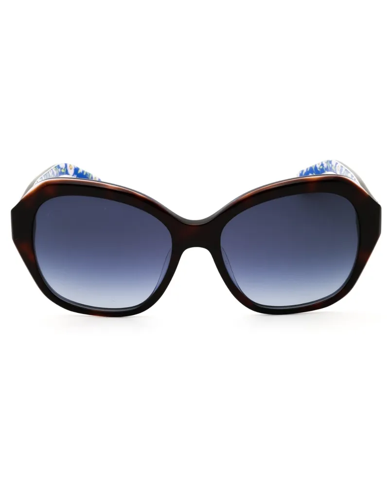 Kate Spade Lottie Havana Brown Sf Sonnenbrille Dunkelbraun