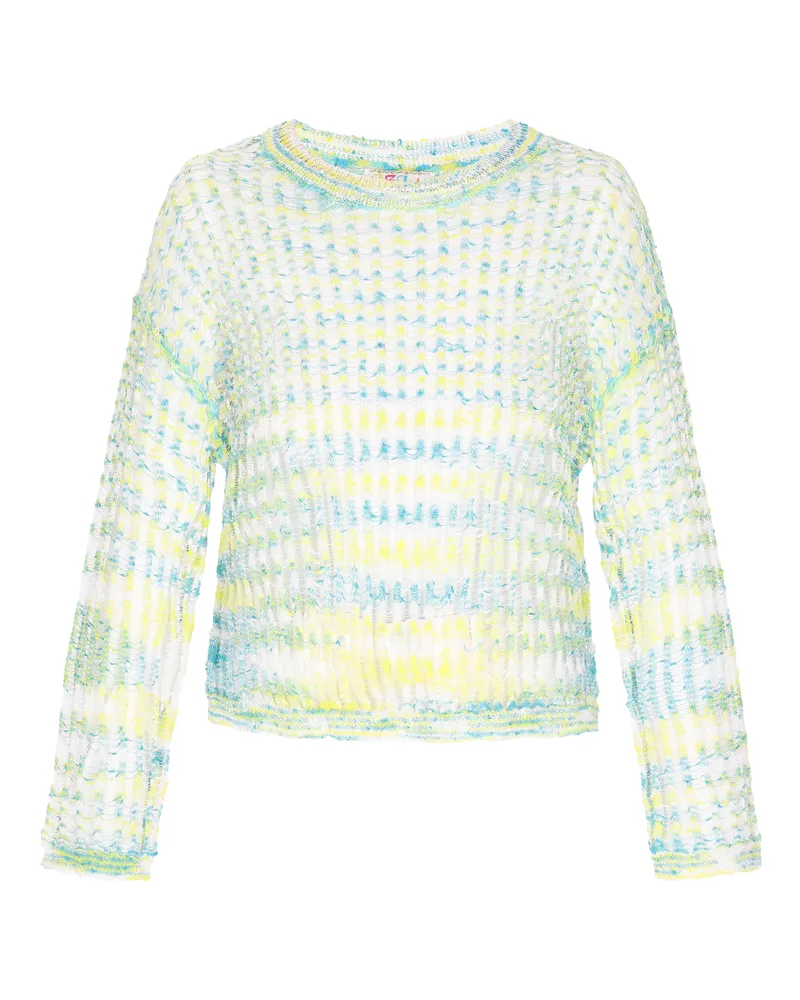 IZIA Pullover Frauen aqua mehrfarbig Mehrfarbig