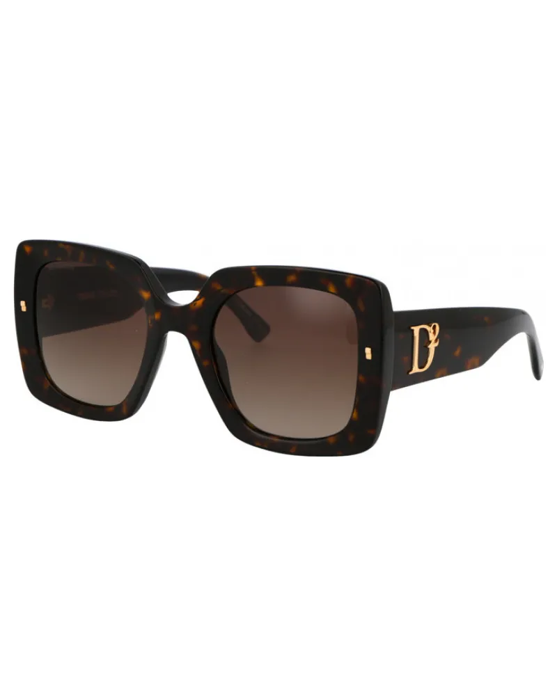 Dsquared2 D2-0063-S-08653HA D2 0063 53 S 08653HA Sonnenbrille Braun